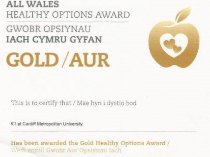 All Wales Healthy Options Award